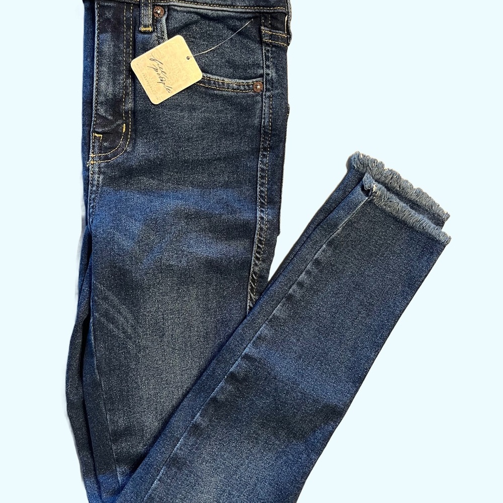 NWT Free People Raw Jeggings